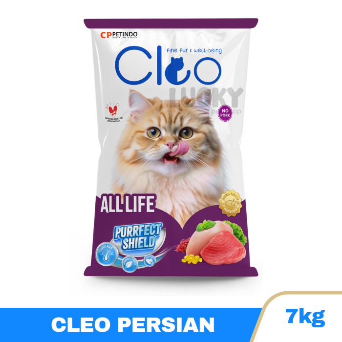 CLEO PERSIAN All life stages Cat Food Makanan Kucing - 7KG