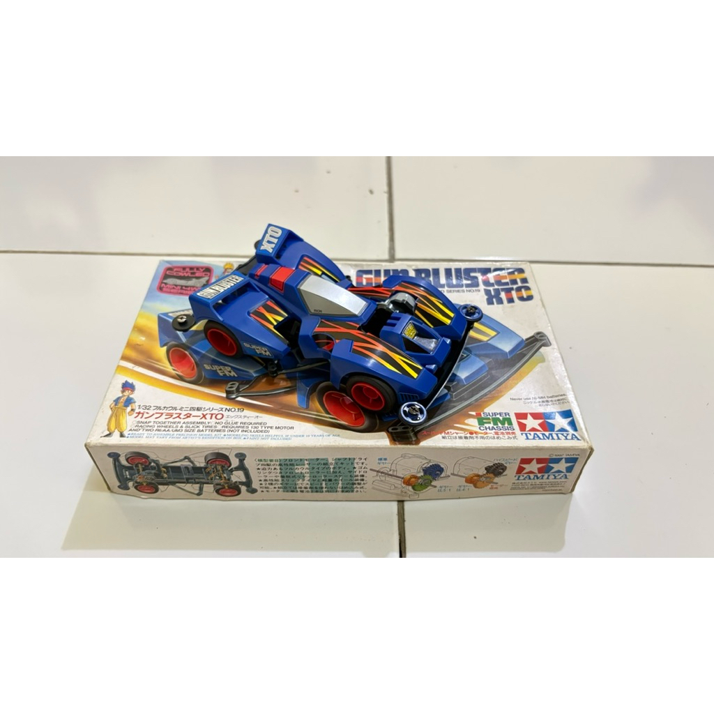 Tamiya Gun Bluster XTO SFM Chassis (rakit/pajang)