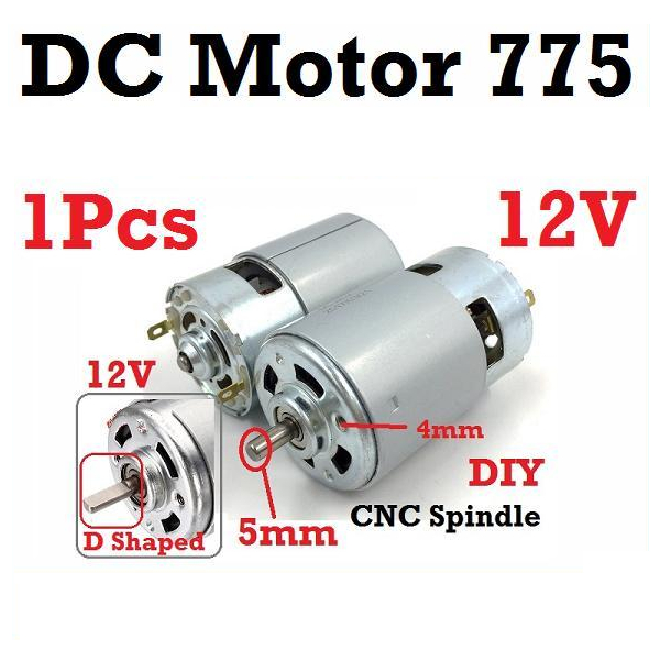 Dinamo Motor DC 775 12V Torsi / Motor Dinamo DC 775 12V Suara Halus / Dinamo 12V Torsi High Speed
