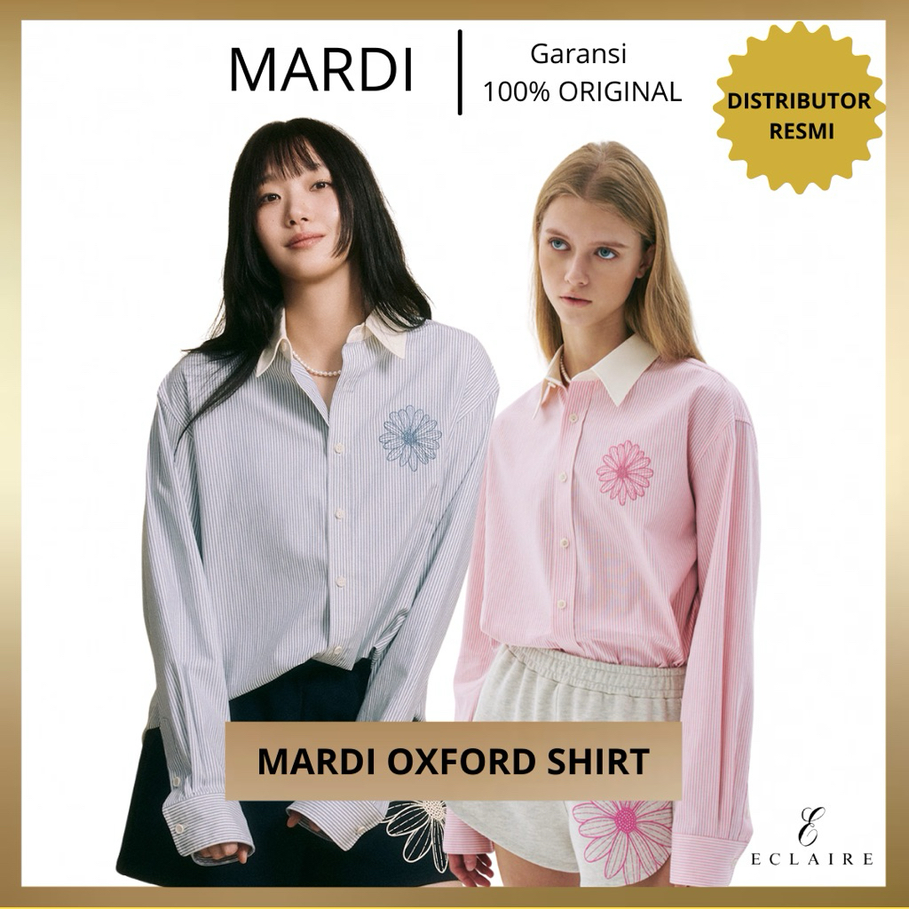 MARDI OXFORD SHIRT STRIPE 100% ORIGINAL
