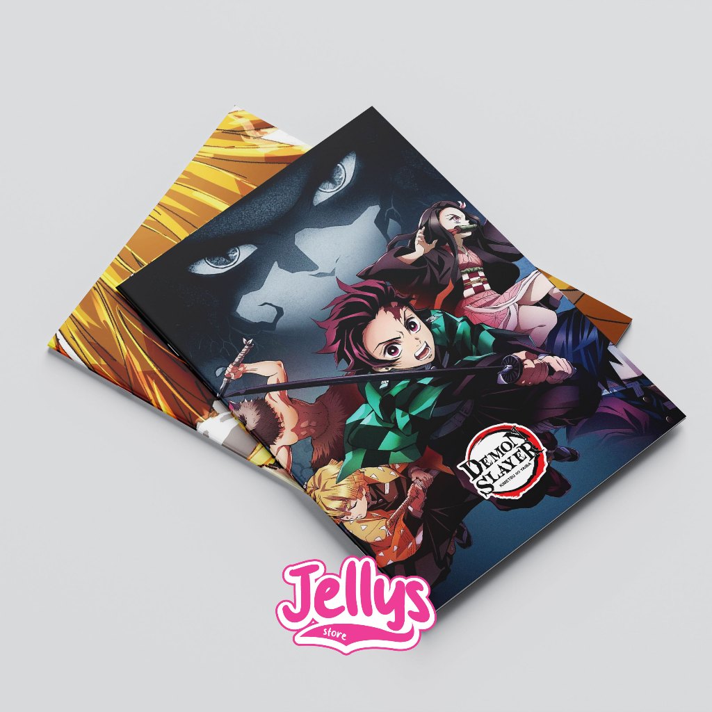 BUKU TULIS SEKOLAH GAMBAR ANIME (DEMON SLAYER #1)