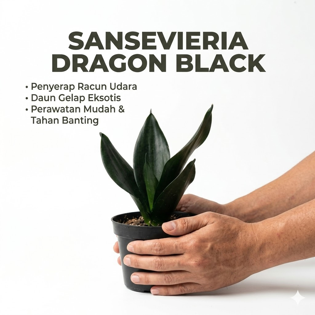 Tanaman Sensivera Dragon Black Promo Murah - Tanaman Hidup Sansevieria