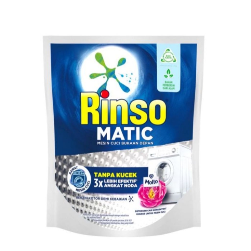 Rinso Matic Front Load Deterjen Cair 1450 ml