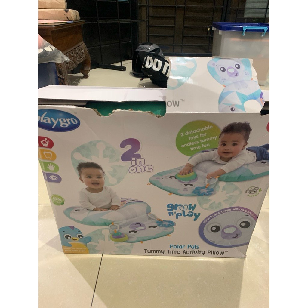 PLAYGRO TUMMY TIME PILLOW BANTAL TUMMY TIME BAYI