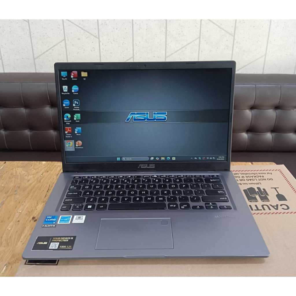 Asus Vivobook P1412CEA, Core i5-1135G7, Ram 8/512Gb, #IPS, Lengkap, Grey