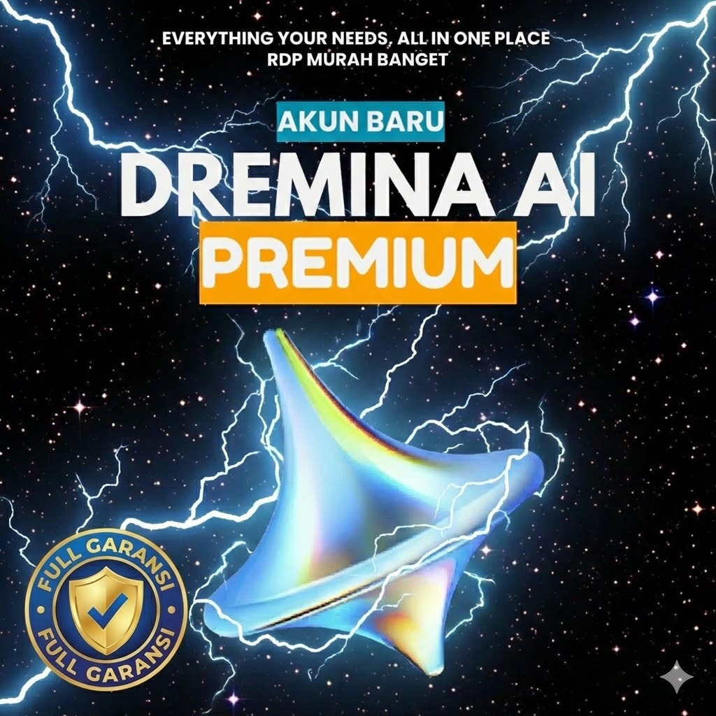 DREAMINA AI Akun Premium 1000 Credit Siap Pakai Fitur AI Lengkap