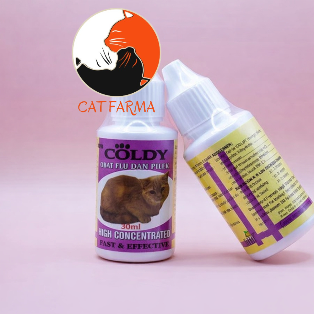COLDY CAT - Obat Kucing Flu / Obat Flu Kucing