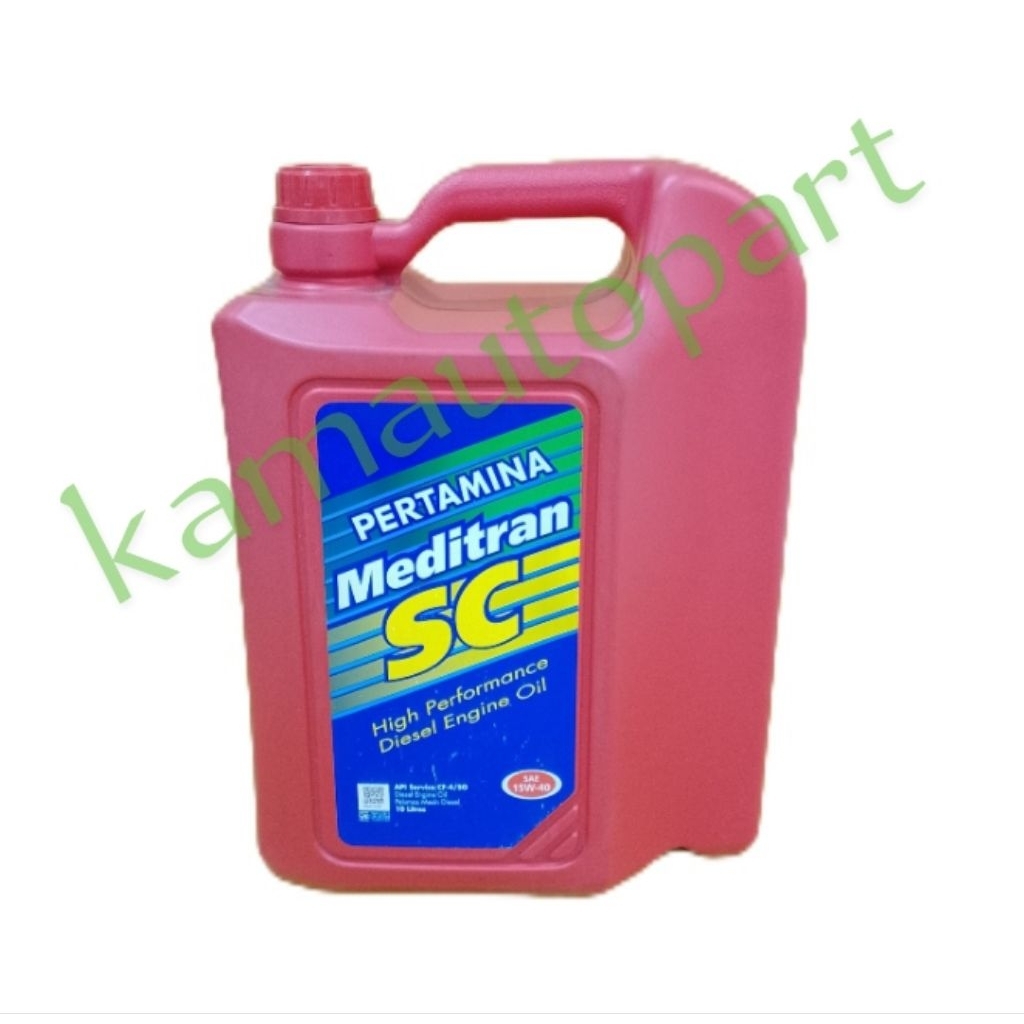 oli Pertamina / oli meditran SC-40 / SAE 15W-40 /10 Liter / oli mesin diesel meditran