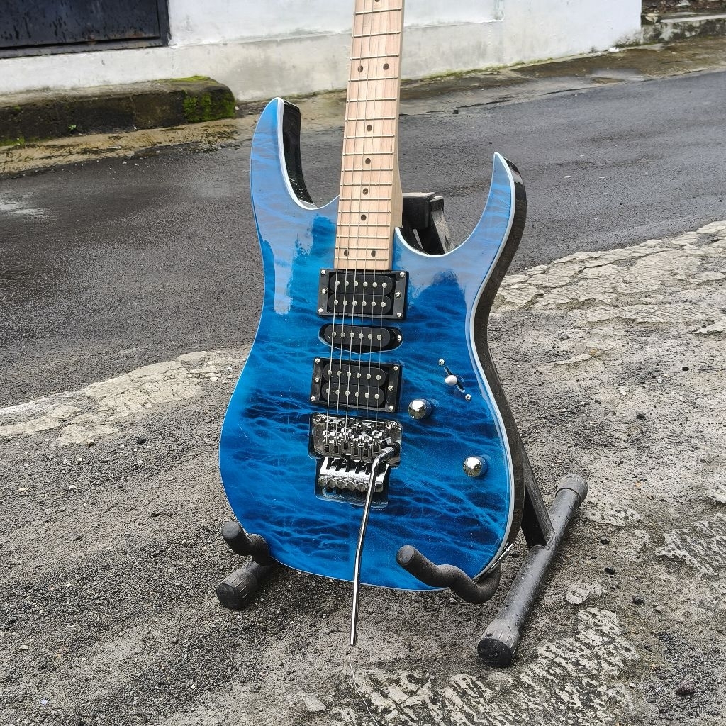 Gitar Elektrik Difergio Premium Blue Model Ibanez Rg