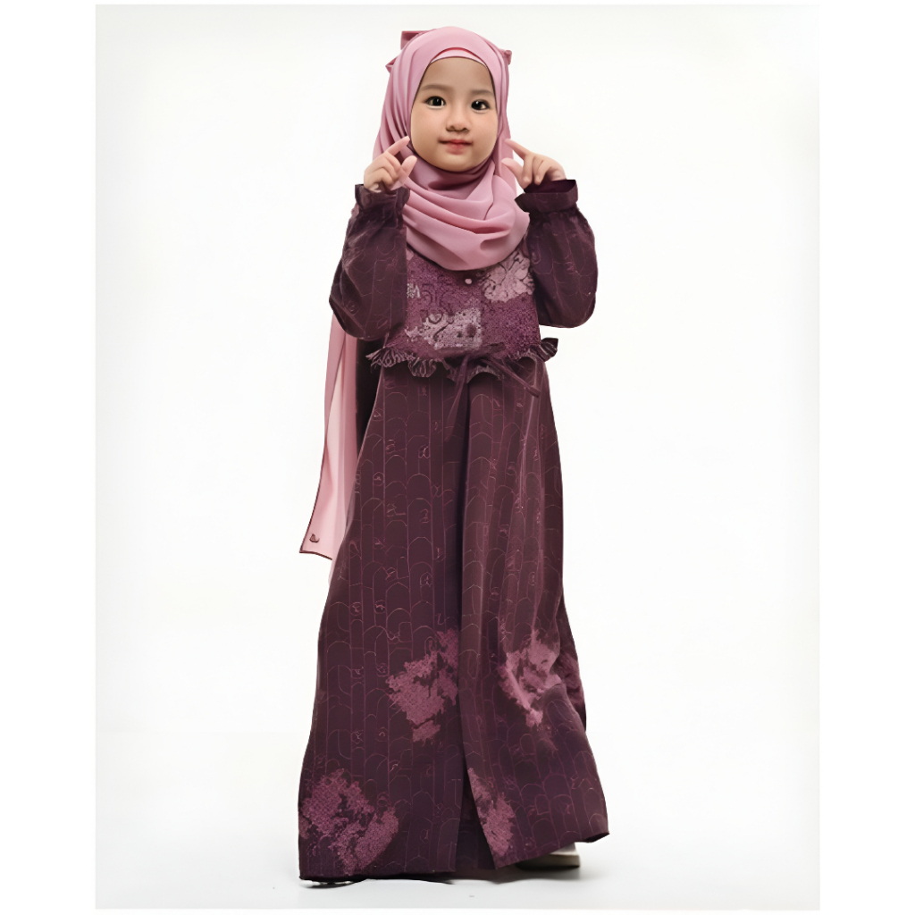 Rabbani Baju Gamis Anak - Dresscute Sarang Wisylla ORI Warna Putih