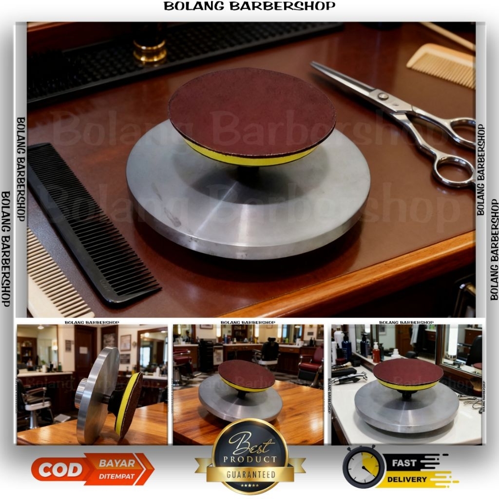 Piringan asahan mata pisau cukur rambut dan gunting Diameter 15 cm // Piringan Asahan Mata Pisau Cuk