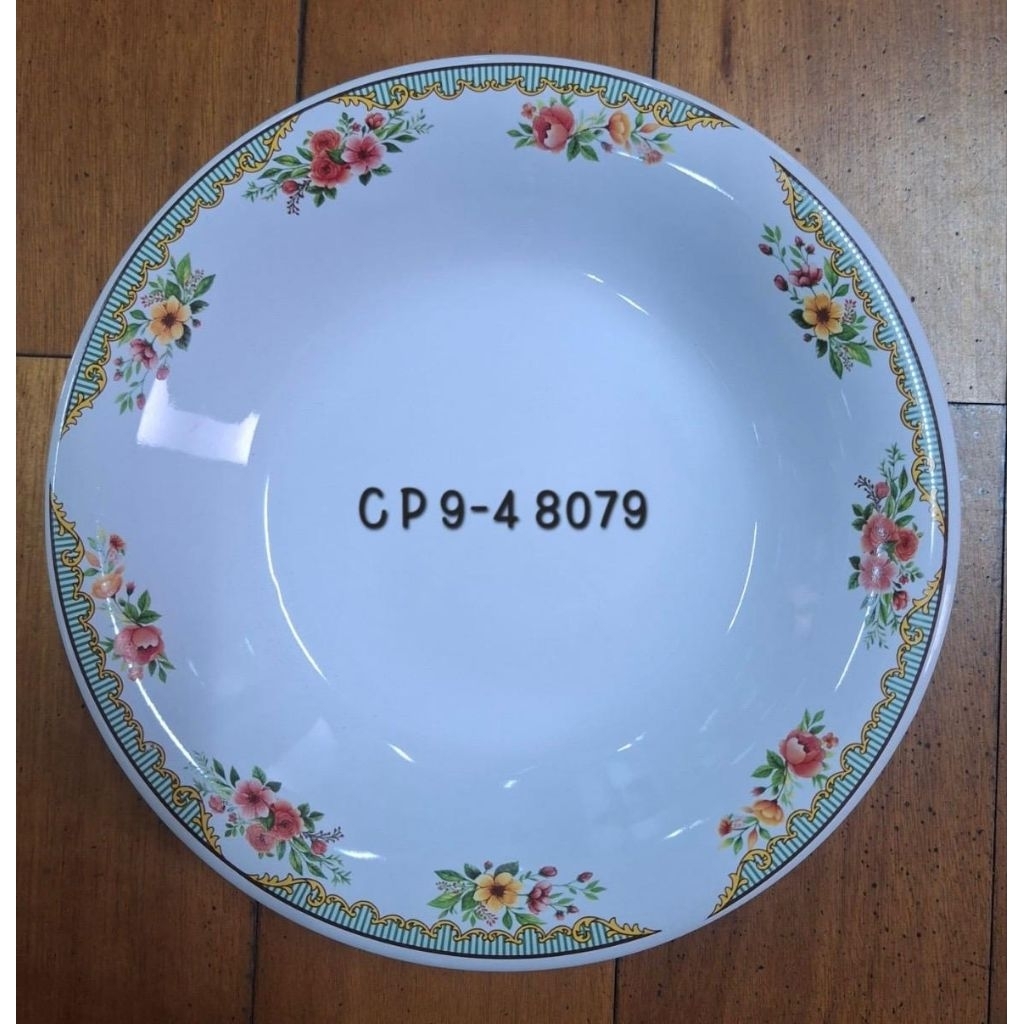 ( Free Kardus & Bublewrap ) 6 Pcs Piring Lilia Bunga | Piring 8 inch Lilia Mahkota | Piring RRT Lili