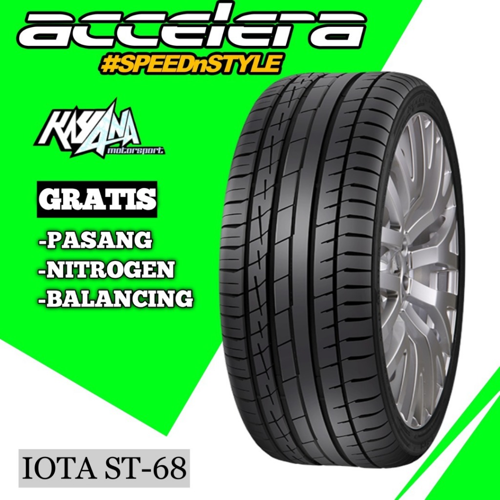 BAN MOBIL 225/55 R18 ACCELERA IOTA-ST68 BAN MOBIL INNOVA R18 225/55 (Gratis Pasang)