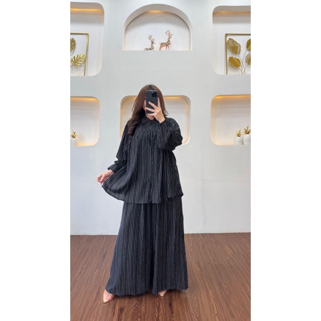 set kulot jumbo viral, set nona jumbo, one set kulot jumbo viral, setelan kulot jumbo rayon premium