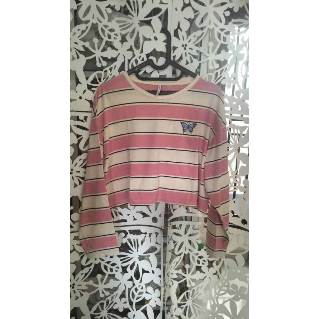 [PRELOVED] COLORBOX KAOS CROP TOP