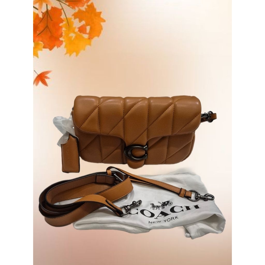 soft tabby by Co*ch (NEW) in brown. mirror VVIP 1:1 and full leather