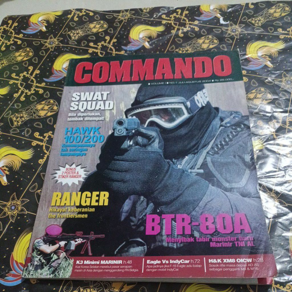 Majalah COMMANDO 2004 - BTR-80A , Menyibak Tabir monster baru marinir TNI AL