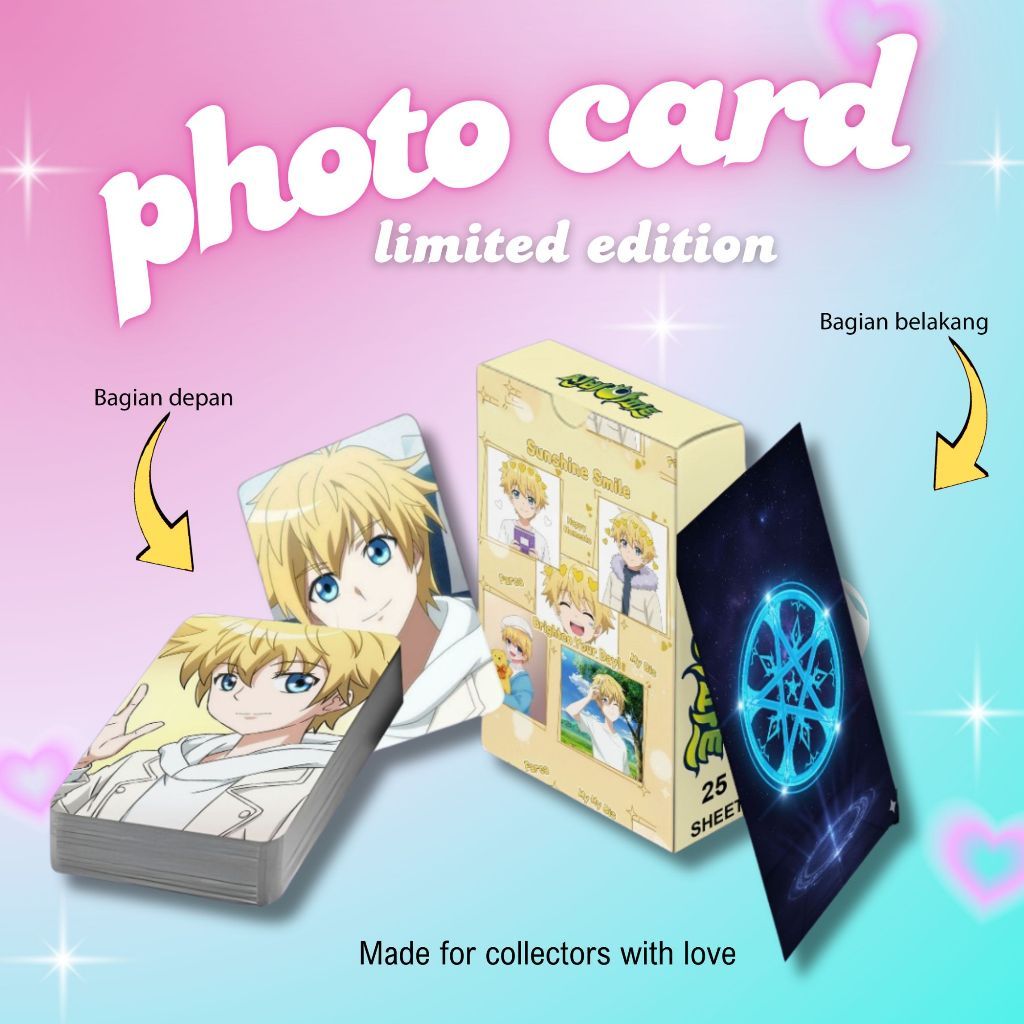 [ 2 Sisi ] Photocard Set Terbaru Rion Raymond Part2 Shinbi House premium 25 pcs with boX