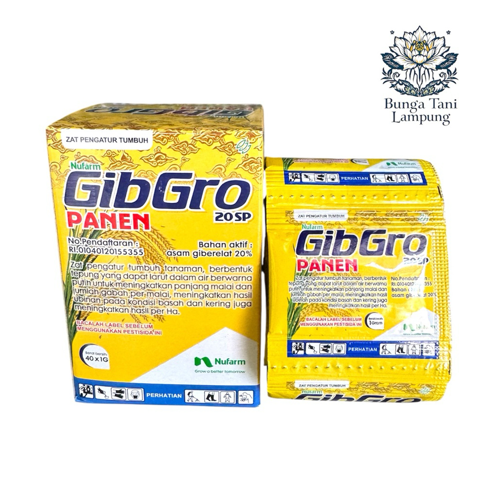 Gibgro Panen 20SP 1 gram - ZPT Gibgro 20 SP Saset
