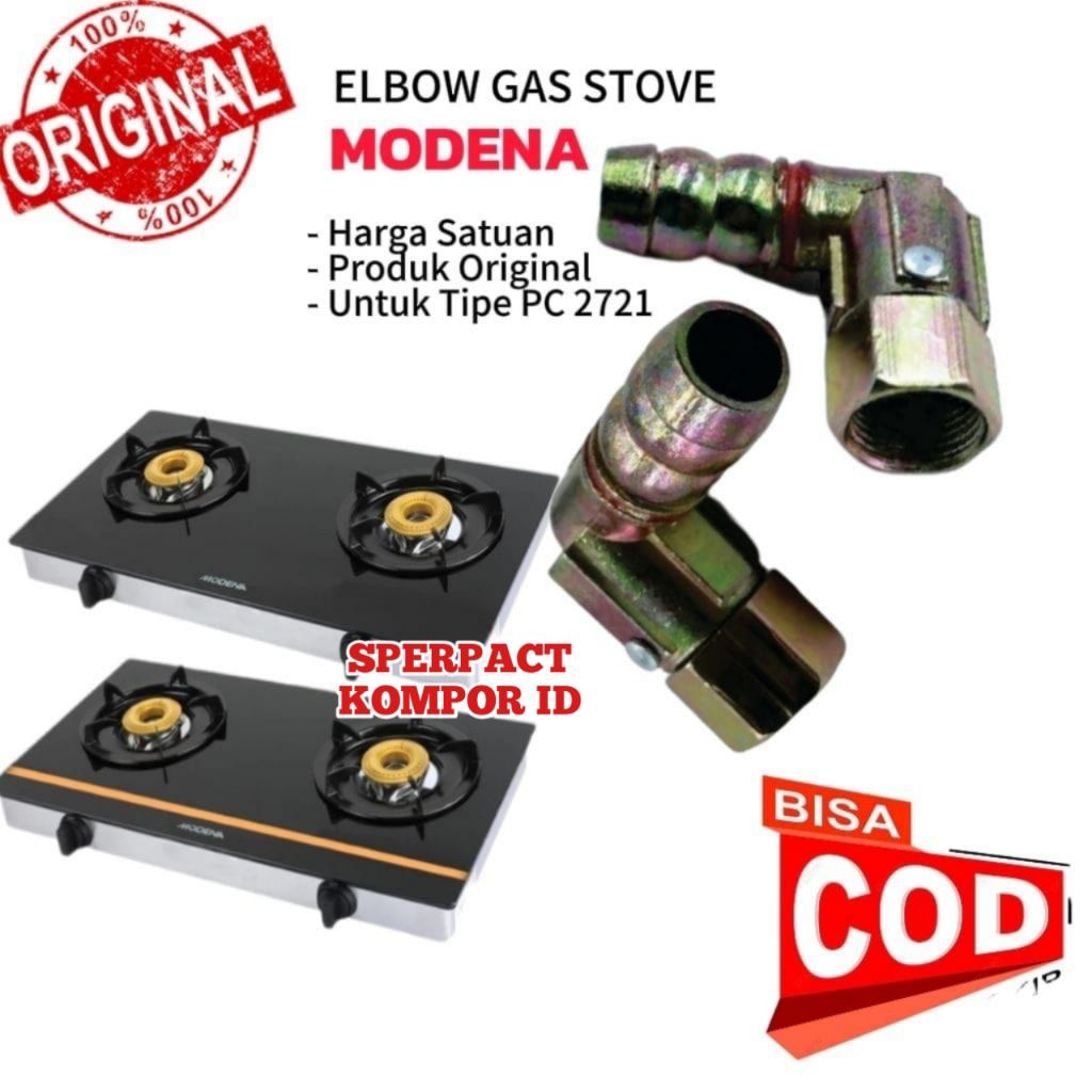Elbow Kompor Modena pc 2721- Hose End Kompor Modena -Sambungan Kompor Modena pc 2721 Original