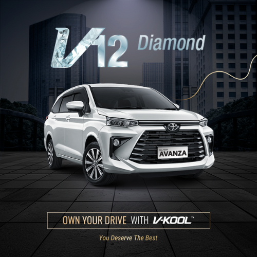 Kaca Film V-KOOL Diamond Series TOYOTA AVANZA VELOZ 2022 Depan VK70  (LUAR KOTA)