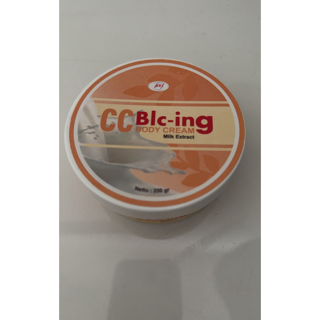 Preloved CC Bleaching Body Cream | Milk Extract Bright Bleaching