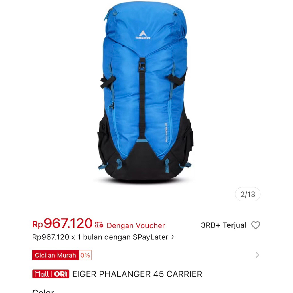 Eiger Phalanger 45L