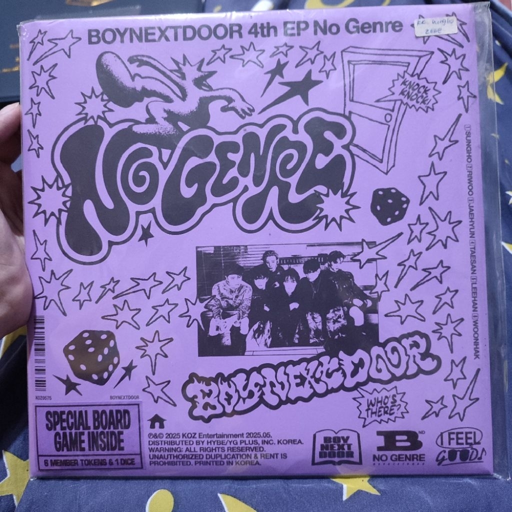 [READ DESC] ALBUM ONLY BOYNEXTDOOR NO GENRE BOARDGAME SUNGHO VER. WITHOUT PC