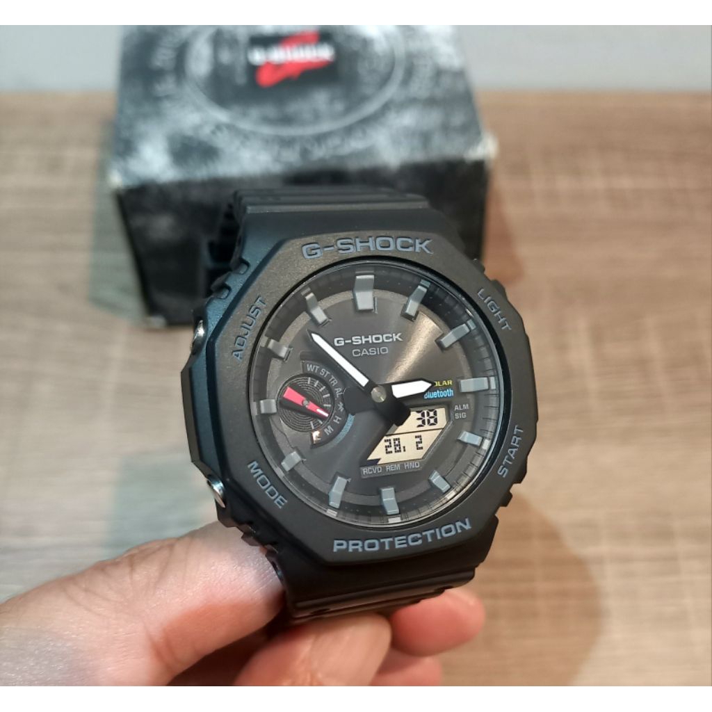 Jam Tangan Casio G Shock GA B2100-1ADR Bluetooth Bekas Like New
