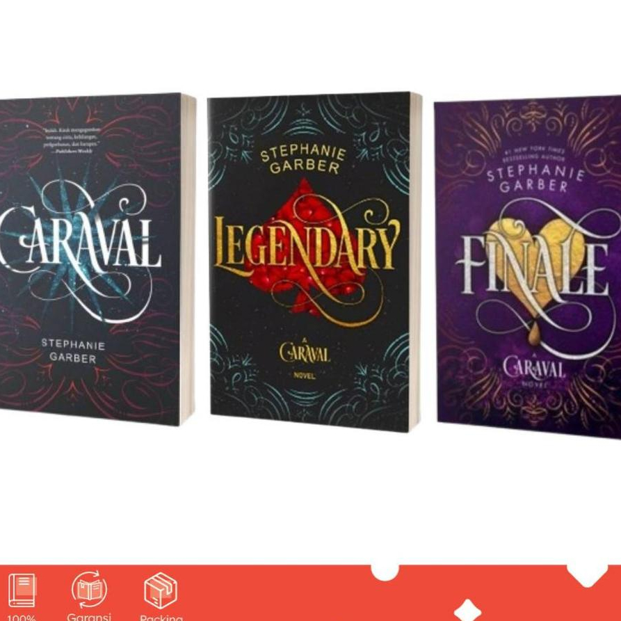 Buku Novel Caraval - Stephanie Garber  - Legendary - Finale - Stephanie Garber - Novel - Caraval #1
