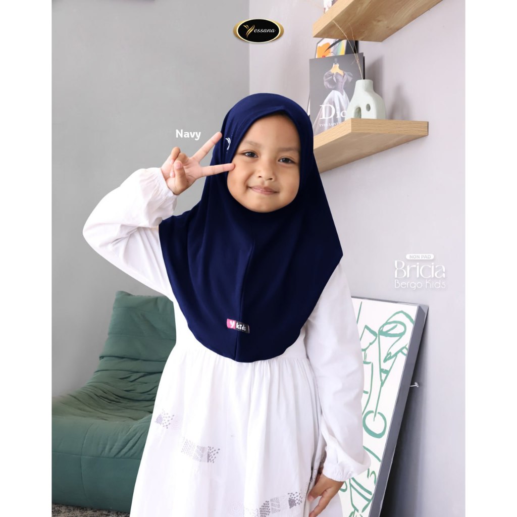 Hijab Kids Jersey Bergo Anak Bricia Kids Yessana Hijab Anak