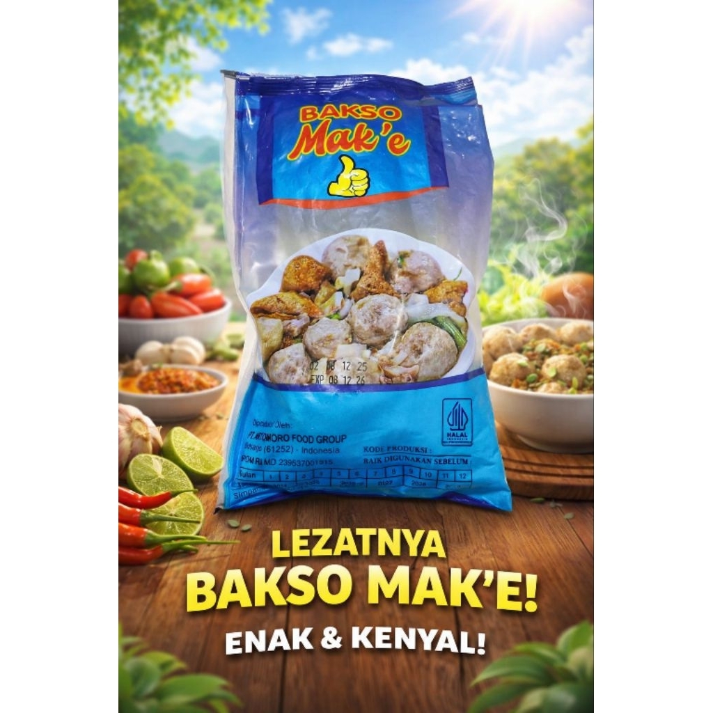 Pentol bakso sapi mak'e ori isi 50