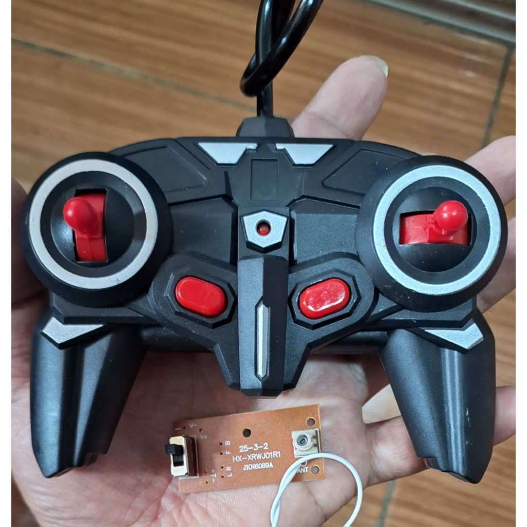 REMOTE CONTROL SET + RECEIVER 6CH RC EXCAVATOR HEAVY HENGJIAN YIGONG YG258A SKALA 1:24 27MHZ