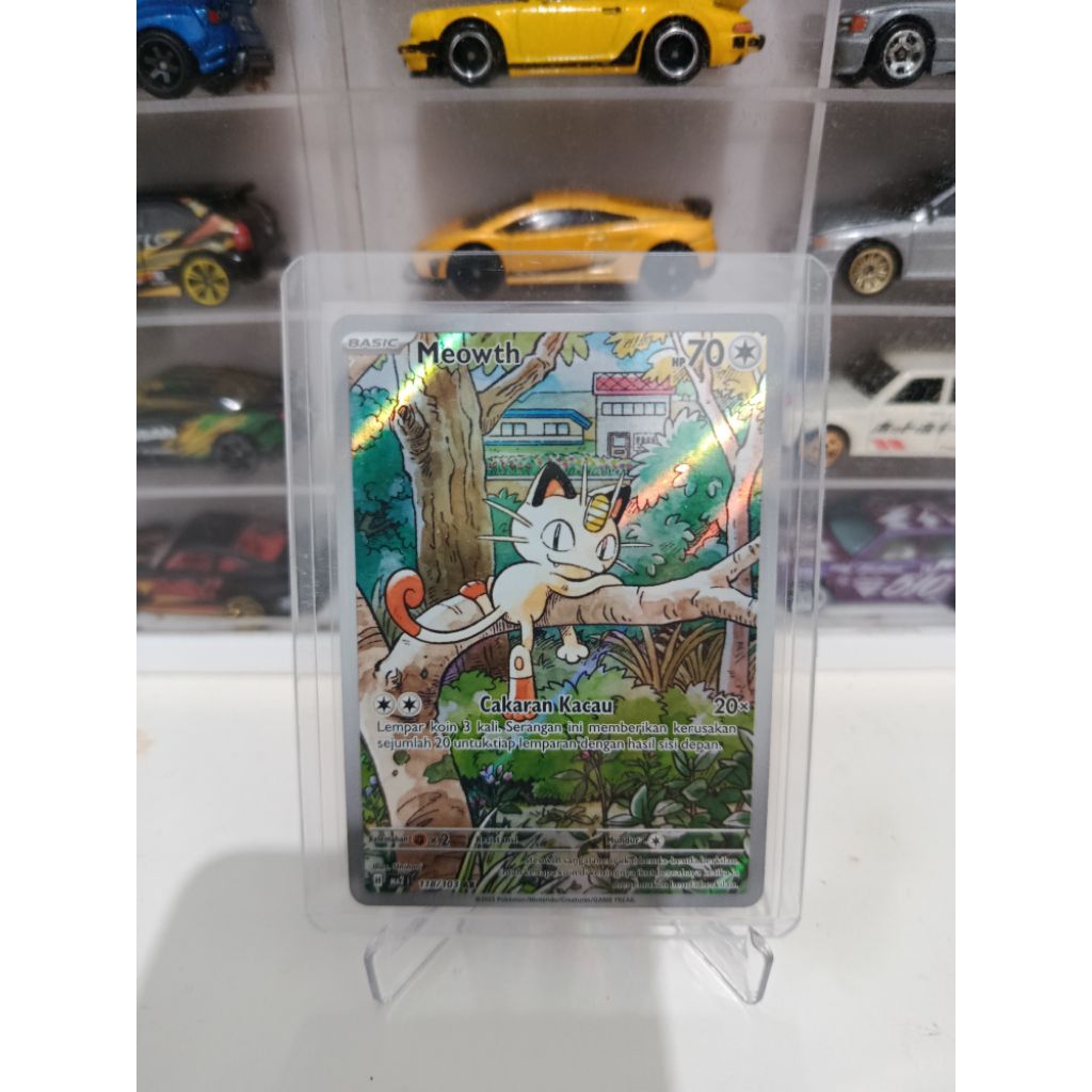 TCG pokemon MA2 meowth AR indonesia