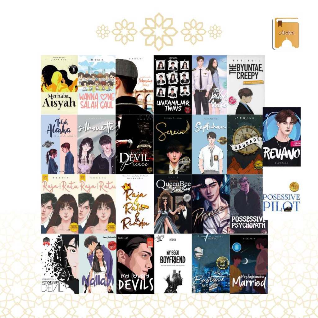 [PROMO] Azzahra Official | Novel -  Best Seller Part #2 : Septihan/Queen Bee Vs Badboy/ Nallan/ Telu