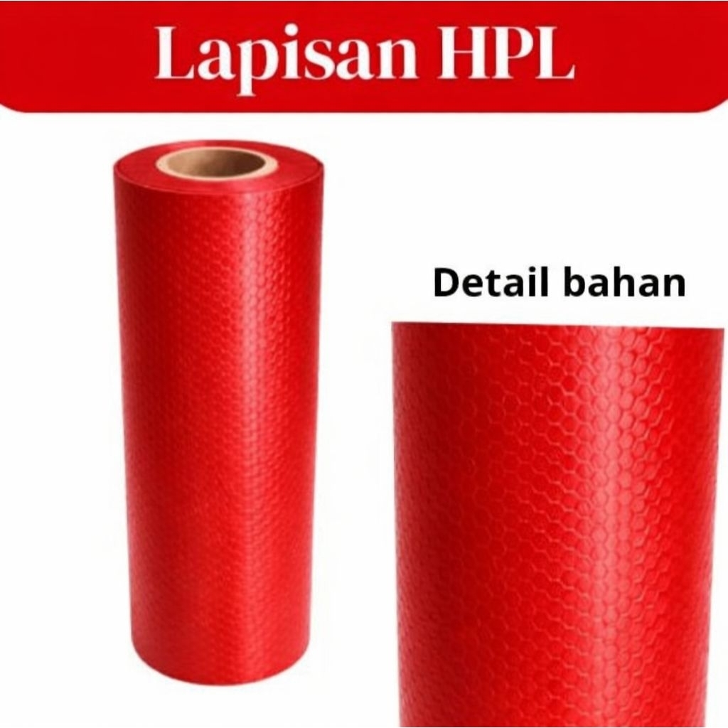 Lapisan HPL Merah untuk Box Hardcase Sound