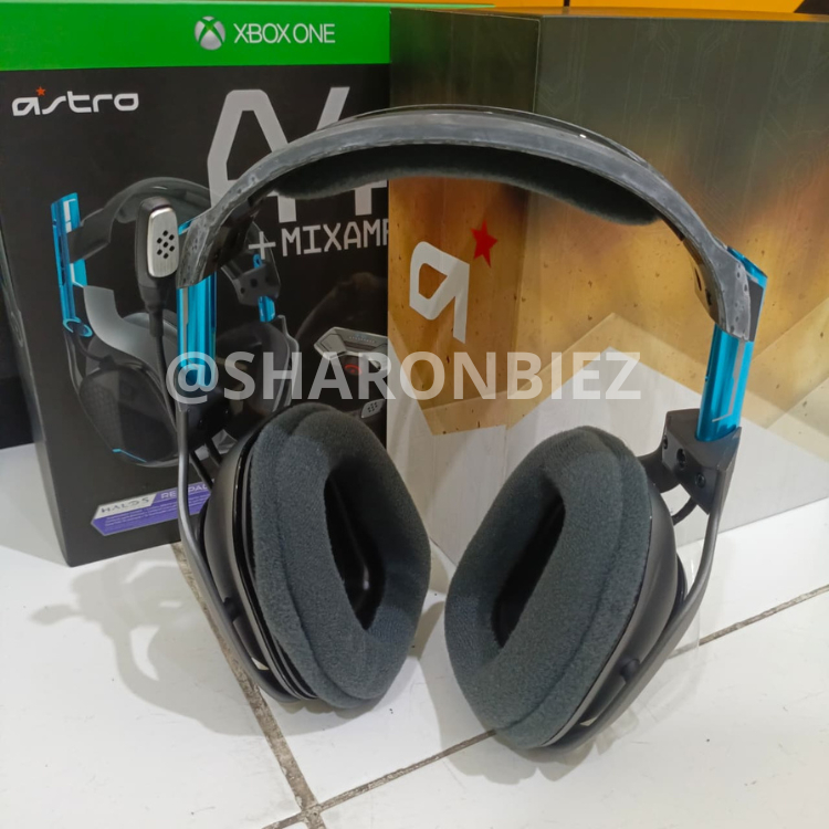 Headset Astro Gaming HALO 5 A40 HIJAU Headset with MixAmp M80 Xbox One PC Laptop