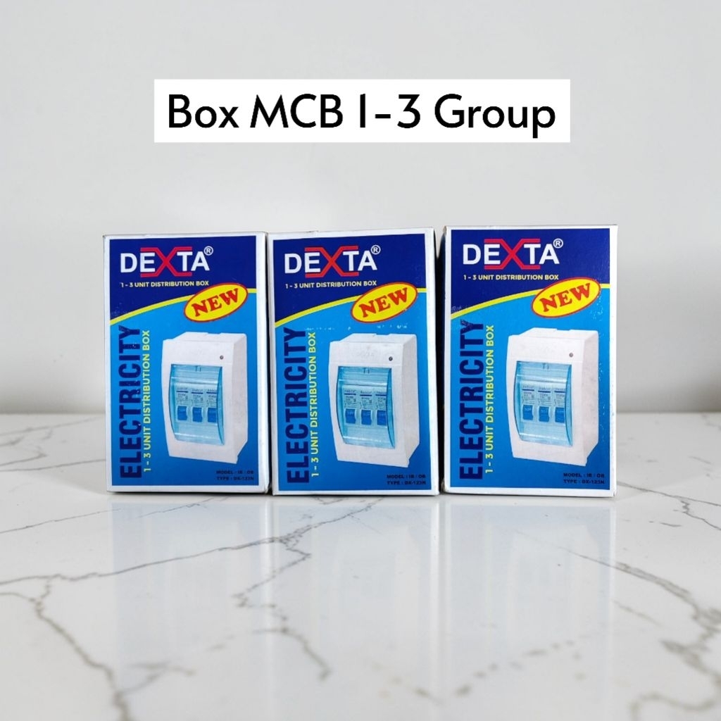 Box MCB 1 Group & 3 Group Dexta | Box Sekring Listrik 1G 3G | Cover MCB Tempel Dinding | Rumah MCB M