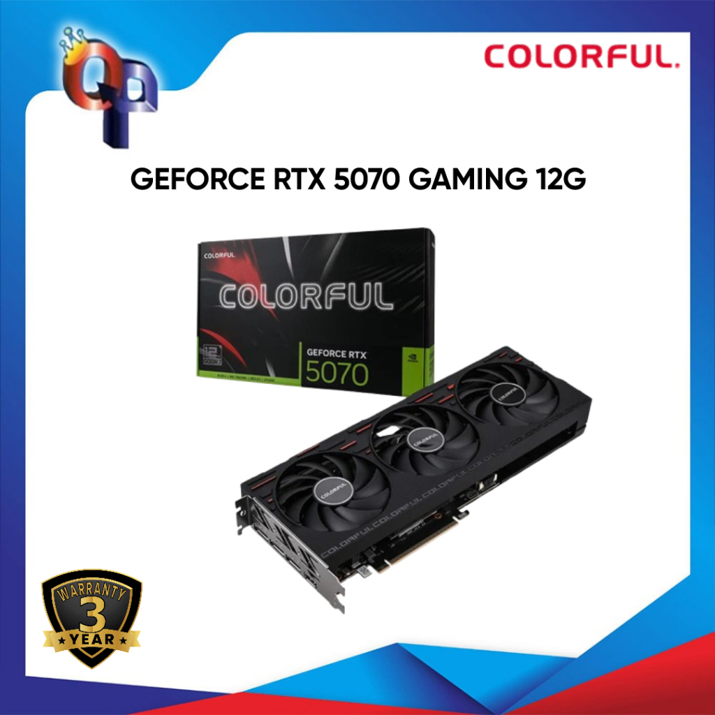 COLORFUL GEFORCE RTX 5070 GAMING 12GB 192BIT GDDR7 - VGA CARD RTX5070