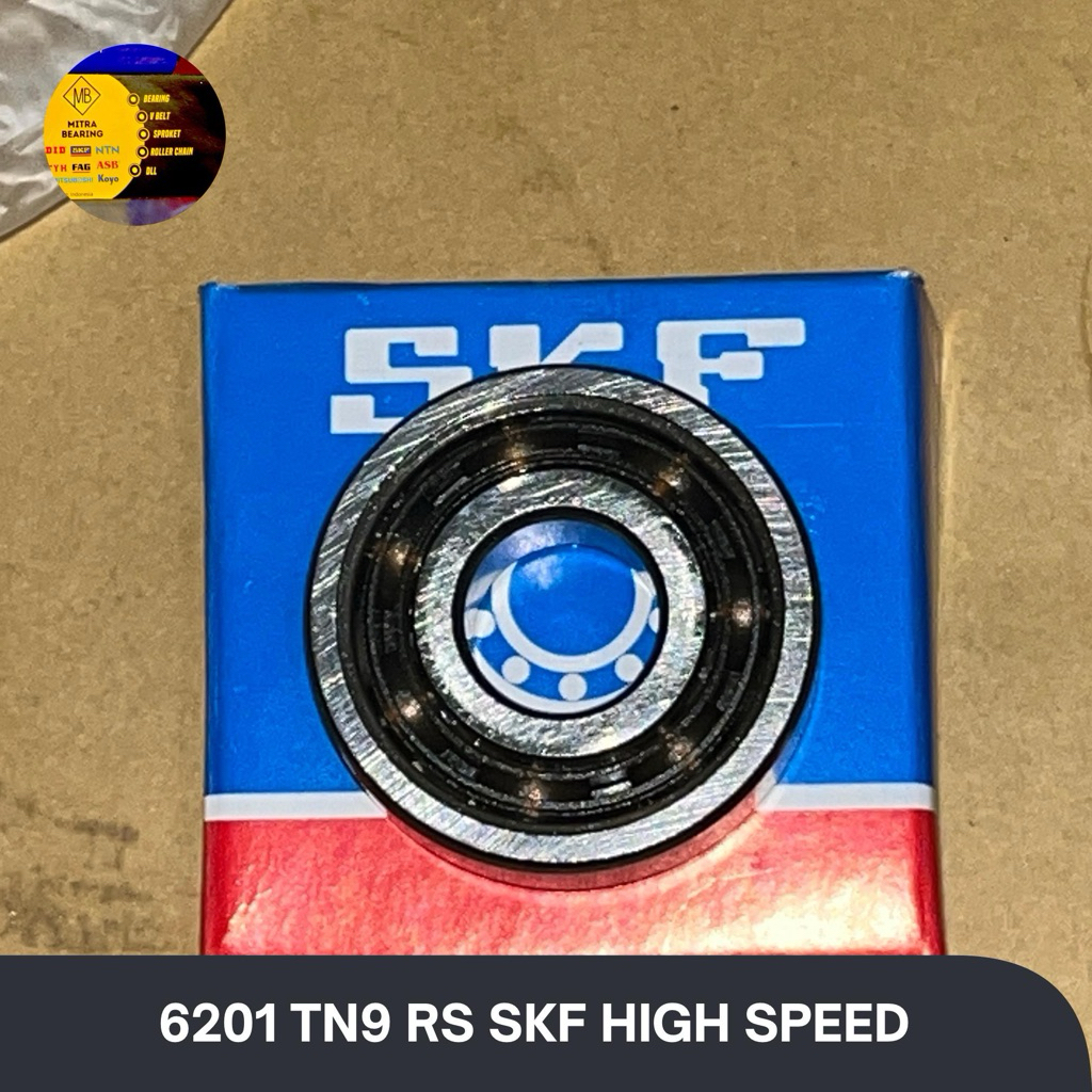 Bearing High Speed 6201 RS TN9 SKF FRANCE  ORIGINAL 12x32x10