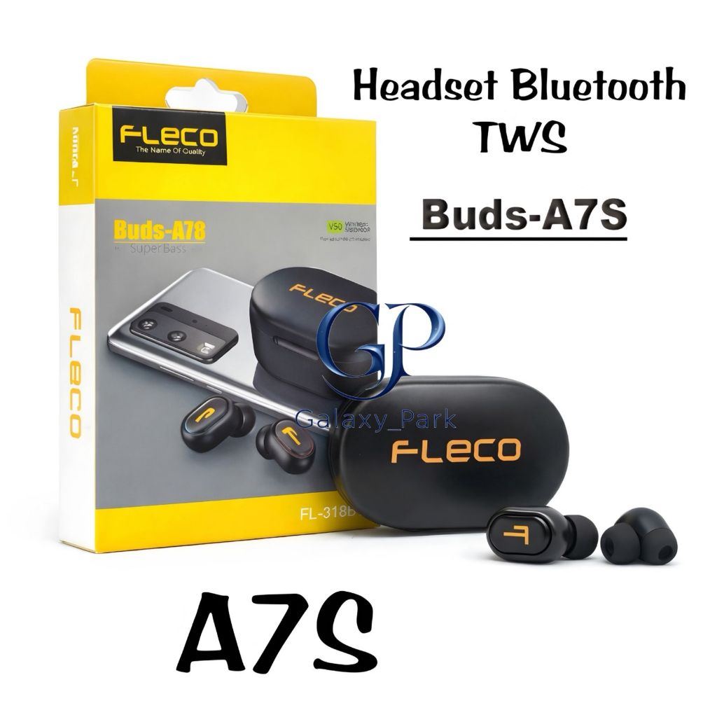 Headset Bluetooth Tws Fleco A7S | Wireless Tws Fleco A7S GLX