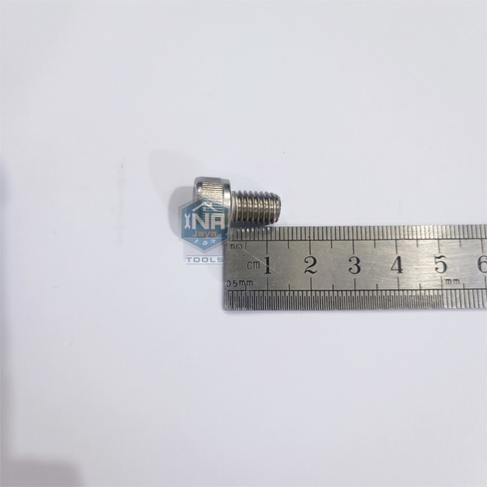 M8 x 12 Baut L Hex Head Socket Stainless 304 M8x12