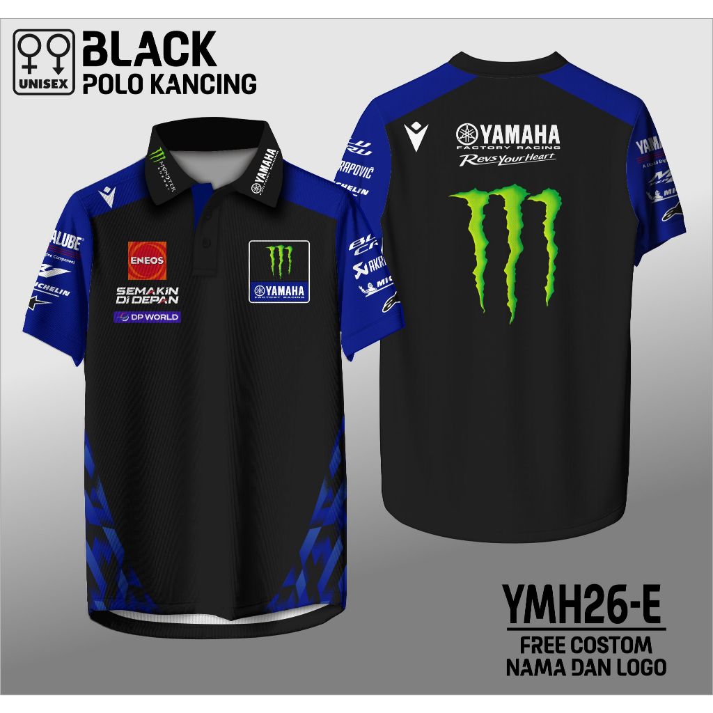 jersey crew motogp yamaha monster 2026 kaos motogp yamaha kaos jersey racing