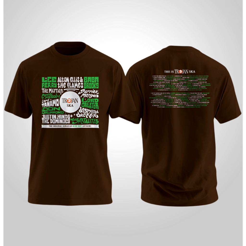Baju Kaos Tshirt Trojan SKA Reggae Music