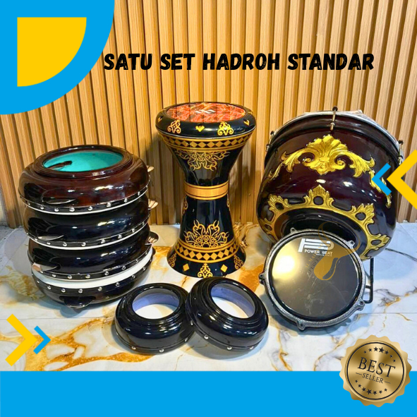 Alat Hadroh Satu Set Rebana Gendang Terbangan Banjari Jepara