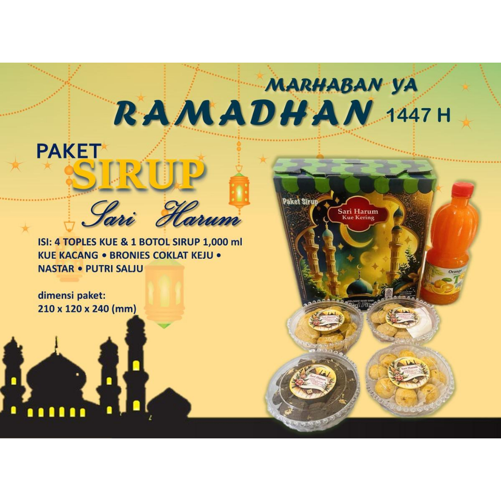 Instan. Kue Kering Toples dan Kue Keranjang Dodol Cina Belitung Homade