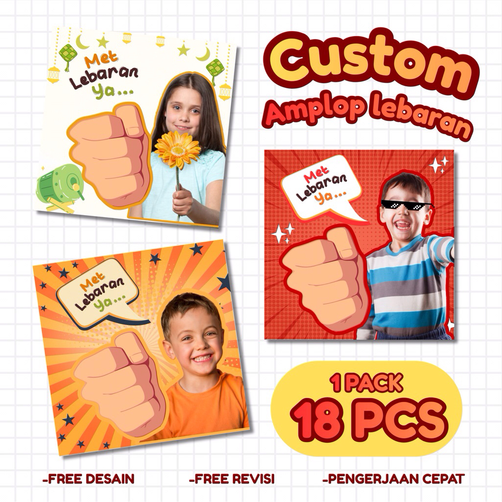 AMPLOP LEBARAN CUSTOM | CUSTOM AMPLOP | AMPLOP LEBARAN UNIK LUCU