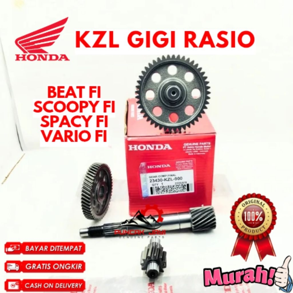 GIGI RASIO ORIGINAL HONDA KODE KZL, GIGI RASIO BEAT FI, GIGI RASIO SCOOPY FI GIGI RASIO SPACY FI, GI