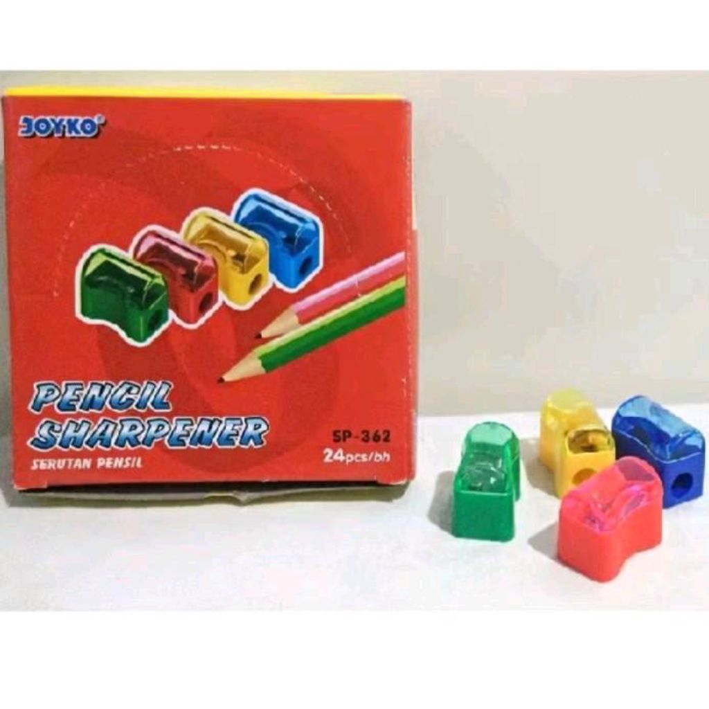 ( paket 12 pcs ) rautan putar / rautan pensil joyko