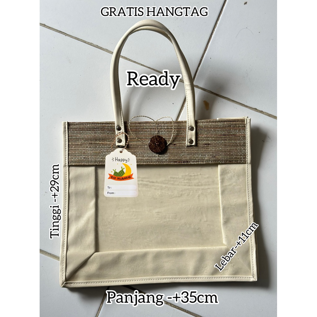 Ready Tas hampers Mika mendong Besar Kancing Batok